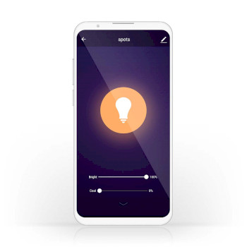 WIFILRW10E27 Smartlife led bulb | wi-fi | e27 | 806 lm | 9 w | warm tot koel wit | 2700 - 6500 k | android™ Product foto