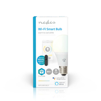 WIFILRW10E27 Smartlife led bulb | wi-fi | e27 | 806 lm | 9 w | warm tot koel wit | 2700 - 6500 k | android™  foto