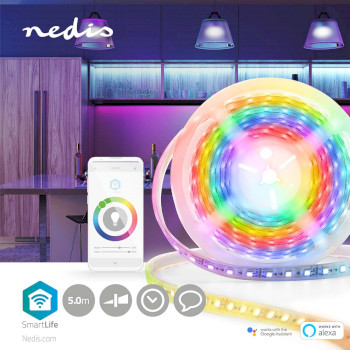 WIFILS51CRGB Smartlife led strip | wi-fi | meerkleurig | smd | 5.00 m | ip65 | 2700 k | 960 lm | android™ / Product foto