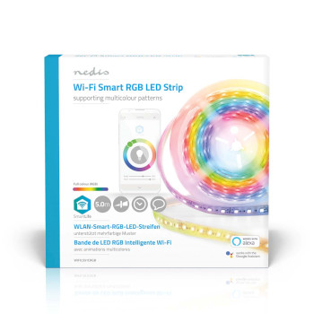 WIFILS51CRGB Smartlife led strip | wi-fi | meerkleurig | smd | 5.00 m | ip65 | 2700 k | 960 lm | android™ /  foto