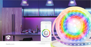 WIFILS51CRGB Smartlife led strip | wi-fi | meerkleurig | smd | 5.00 m | ip65 | 2700 k | 960 lm | android™ / Product foto