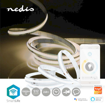 WIFILSC20CWT Smartlife led strip | wi-fi | warm tot koel wit | cob | 2.00 m | ip20 | 2700 - 6500 k | 1000 lm | an Product foto