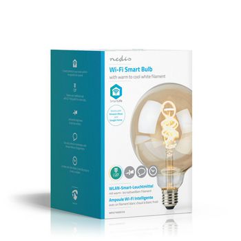 WIFILT10GDG125 Smartlife led filamentlamp | wi-fi | e27 | 350 lm | 5.5 w | koel wit / warm wit | 1800 - 6500 k | gl Verpakking foto