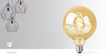 WIFILT10GDG125 Smartlife led filamentlamp | wi-fi | e27 | 350 lm | 5.5 w | koel wit / warm wit | 1800 - 6500 k | gl Product foto