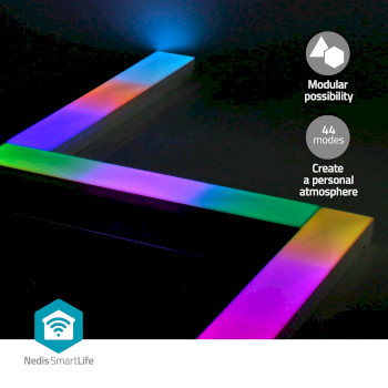 WIFILW06RGB Smartlife decoratieve verlichting | wand bar | wi-fi | rgbic / warm wit | android™