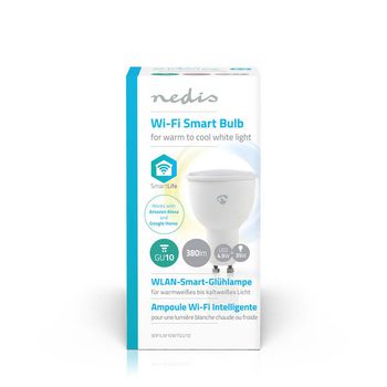 WIFILW10WTGU10 Smartlife led bulb | wi-fi | gu10 | 380 lm | 4.5 w | koel wit / warm wit | 2700 - 6500 k | energiekl Verpakking foto