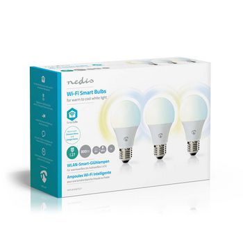 WIFILW30WTE27 Wi-fi smart led-lampen | warm- tot koud-wit | e27 | 3-pack Verpakking foto