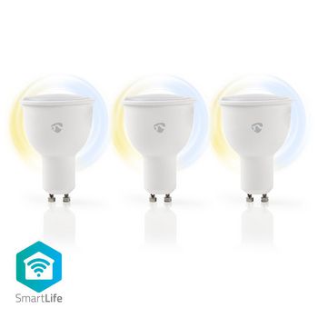 WIFILW30WTGU10 Smartlife led bulb | wi-fi | gu10 | 380 lm | 4.5 w | koel wit / warm wit | 2700 - 6500 k | energiekl
