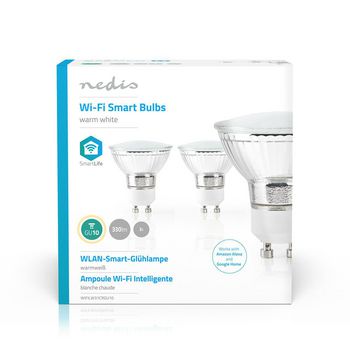WIFILW31CRGU10 Smartlife led bulb | wi-fi | gu10 | 330 lm | 5 w | warm wit | 2700 k | android™ / ios | par16   foto