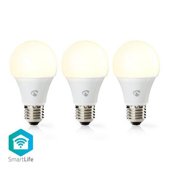 WIFILW31WTE27 Smartlife led bulb | wi-fi | e27 | 800 lm | 9 w | warm wit | 2700 k | energieklasse: a+ | android
