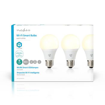 WIFILW31WTE27 Smartlife led bulb | wi-fi | e27 | 800 lm | 9 w | warm wit | 2700 k | energieklasse: a+ | android  foto