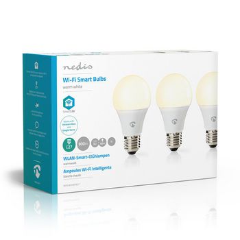 WIFILW31WTE27 Smartlife led bulb | wi-fi | e27 | 800 lm | 9 w | warm wit | 2700 k | energieklasse: a+ | android Verpakking foto