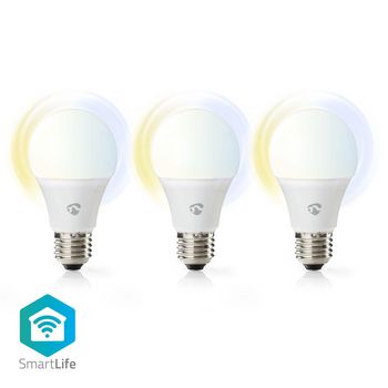 WIFILW33WTE27 Smartlife led bulb | wi-fi | e27 | 800 lm | 9 w | koel wit / warm wit | 2700 - 6500 k | energieklass