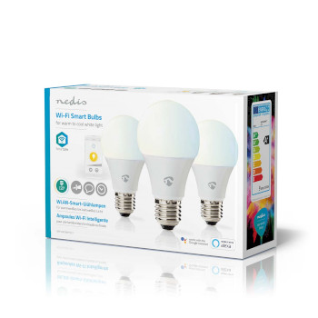 WIFILW33WTE27 Smartlife led bulb | wi-fi | e27 | 800 lm | 9 w | koel wit / warm wit | 2700 - 6500 k | energieklass Verpakking foto