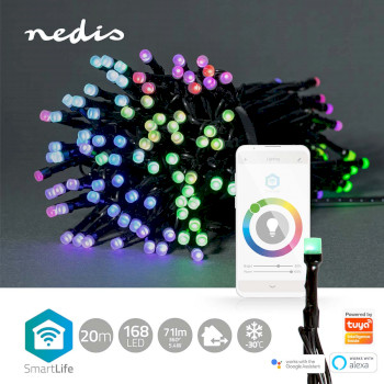 WIFILX01C168 Smartlife-kerstverlichting | koord | wi-fi | rgb | 168 led\'s | 20.0 m | android™ / ios Product foto