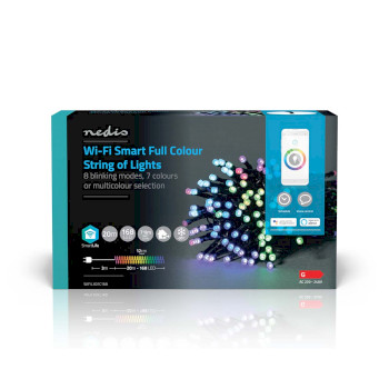 WIFILX01C168 Smartlife-kerstverlichting | koord | wi-fi | rgb | 168 led\'s | 20.0 m | android™ / ios  foto