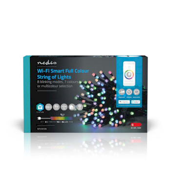 WIFILX01C84 Smartlife-kerstverlichting | koord | wi-fi | rgb | 84 led\'s | 10.0 m | android™ / ios  foto
