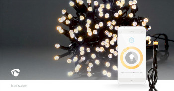 WIFILX01W100 Smartlife-kerstverlichting | koord | wi-fi | warm wit | 100 led\'s | 10.0 m | android™ / ios Product foto