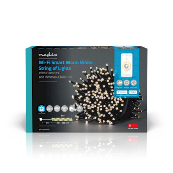 WIFILX01W400 Smartlife-kerstverlichting | koord | wi-fi | warm wit | 400 led\'s | 20.0 m | android™ / ios  foto