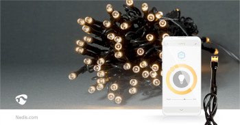WIFILX01W50 Smartlife-kerstverlichting | koord | wi-fi | warm wit | 50 led\'s | 5.00 m | android™ / ios Product foto