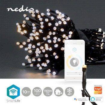 WIFILX02W100 Smartlife-kerstverlichting | koord | wi-fi | warm tot koel wit | 100 led\'s | 10.0 m | android™ Product foto