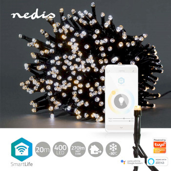 WIFILX02W400 Smartlife-kerstverlichting | koord | wi-fi | warm tot koel wit | 400 led\'s | 20.0 m | android™ Product foto