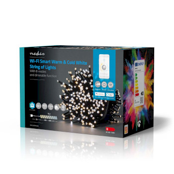 WIFILX02W400 Smartlife-kerstverlichting | koord | wi-fi | warm tot koel wit | 400 led\'s | 20.0 m | android™ Verpakking foto