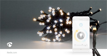 WIFILX02W50 Smartlife-kerstverlichting | koord | wi-fi | warm tot koel wit | 50 led\'s | 5.00 m | android™  Product foto