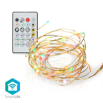 WIFILX51RGB Smartlife led strip | wi-fi | meerkleurig | smd | 5.00 m | ip20 | 2700 - 6500 k | 400 lm | android&# Product foto