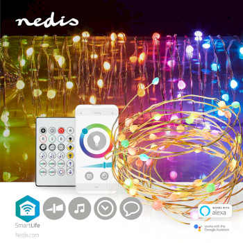 WIFILX51RGB Smartlife led strip | wi-fi | meerkleurig | smd | 5.00 m | ip20 | 2700 - 6500 k | 400 lm | android&# Product foto