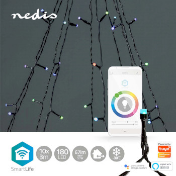 WIFILXT01C180 Smartlife-kerstverlichting | boom | wi-fi | rgb | 180 led\'s | 10 x 2 m | android™ / ios Product foto