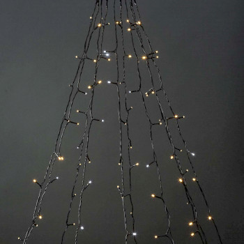 WIFILXT02W200 Smartlife-kerstverlichting | boom | wi-fi | warm tot koel wit | 200 led\'s | 20.0 m | 10 x 2 m | andr Product foto