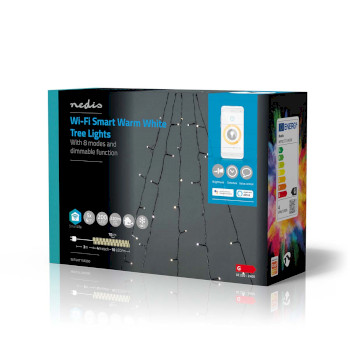 WIFILXT11W200 Smartlife-kerstverlichting | boom | wi-fi | warm wit | 200 led\'s | 20.0 m | 5 x 4 m | android™ Verpakking foto