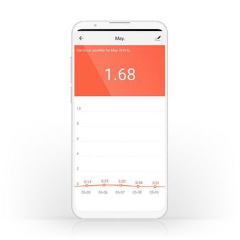 WIFIP110FWT Smartlife slimme stekker | wi-fi | ip21 | energiemeter | 2500 w | randaarde stekker / type f (cee 7/ Product foto