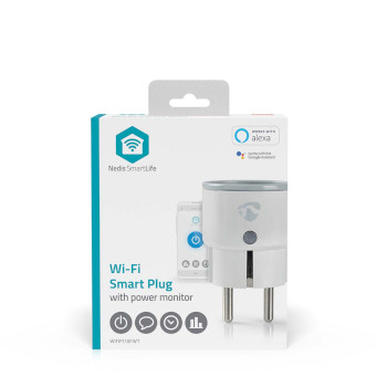 WIFIP110FWT Smartlife slimme stekker | wi-fi | ip21 | energiemeter | 2500 w | randaarde stekker / type f (cee 7/ Verpakking foto