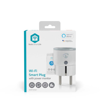 WIFIP110FWT Smartlife slimme stekker | wi-fi | ip21 | energiemeter | 2500 w | randaarde stekker / type f (cee 7/ Verpakking foto