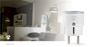 WIFIP110FWT Smartlife slimme stekker | wi-fi | ip21 | energiemeter | 2500 w | randaarde stekker / type f (cee 7/ Product foto