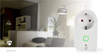 WIFIP120FWT Smartlife smart stekker | wi-fi | energiemeter | 3680 w | randaarde stekker / type f (cee 7/7) | -20 Product foto