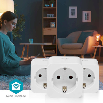 WIFIP121FWT3 Smartlife slimme stekker | wi-fi | ip21 | energiemeter | 3680 w | type f (cee 7/7) | 0 - 55 °c  Product foto