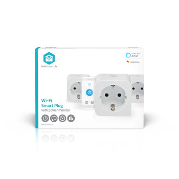 WIFIP121FWT3 Smartlife slimme stekker | wi-fi | ip21 | energiemeter | 3680 w | type f (cee 7/7) | 0 - 55 °c   foto