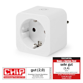 WIFIP121FWT Smartlife slimme stekker | wi-fi | ip21 | energiemeter | 3680 w | type f (cee 7/3) | 0 - 55 °c  Verpakking foto