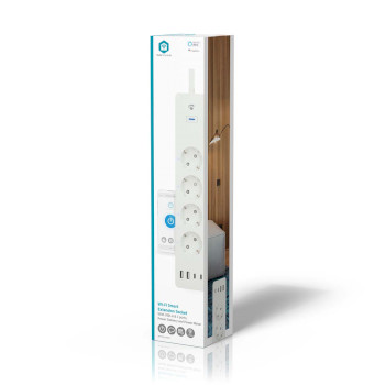 WIFIP313FWT Smartlife stekkerdoos | wi-fi | 2x usb-a / 2x usb-c™ / 4x plug with earth contact (cee 7/3) |  Verpakking foto