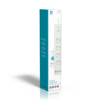 WIFIP313FWT Smartlife stekkerdoos | wi-fi | 2x usb-a / 2x usb-c™ / 4x plug with earth contact (cee 7/3) |  Verpakking foto