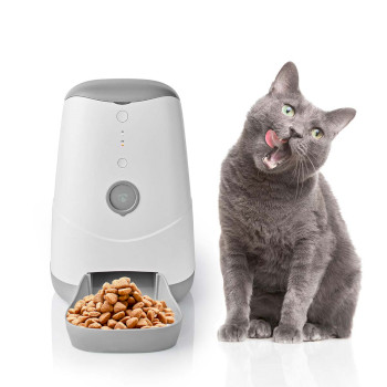 WIFIPET10CWT Smartlife dierenvoeding dispenser | automatische voerbak kat en hond | wi-fi | 3.7 l | android™ Product foto