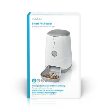 WIFIPET10CWT Smartlife dierenvoeding dispenser | automatische voerbak kat en hond | wi-fi | 3.7 l | android™  foto