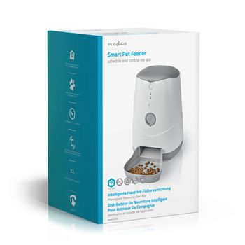 WIFIPET10CWT Smartlife dierenvoeding dispenser | automatische voerbak kat en hond | wi-fi | 3.7 l | android™ Verpakking foto