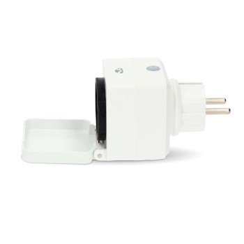 WIFIPO130FWT Smartlife slimme stekker | wi-fi | ip44 | 3680 w | randaarde stekker | -25 - 55 °c | android Product foto