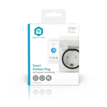 WIFIPO130FWT Smartlife slimme stekker | wi-fi | ip44 | 3680 w | randaarde stekker | -25 - 55 °c | android  foto