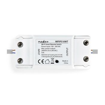 WIFIPS10WT Smartlife modules | wi-fi | 2400 w | kroonsteentjes | app beschikbaar voor: android™ / ios Product foto