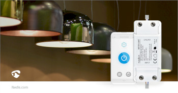 WIFIPS10WT Smartlife schakelaar | wi-fi | 2400 w | kroonsteentjes | app beschikbaar voor: android™ / ios Product foto